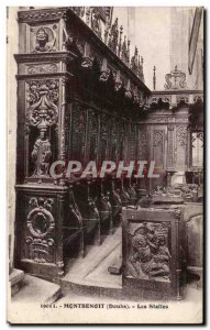 Old Postcard Montbenoit Stalls