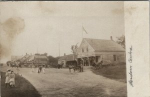 Bowdoin Maine RPPC Scene During Dedication of Civil War Memorial Postcard V20 