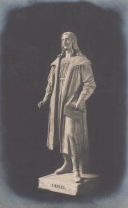 Raphael Renaissance Artist Munchen German Statue Exhibit Old Postcard