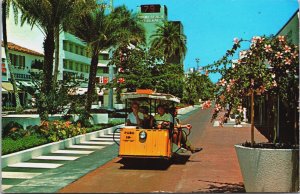 Exotic Lincoln Mall Miami Florida Vintage Postcard C088