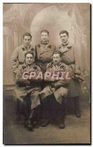 PHOTO CARD Army Soldiers Chartres 1927