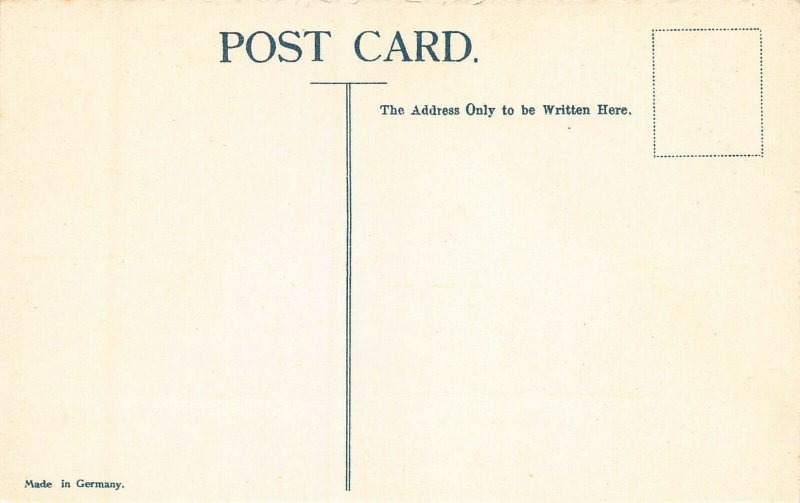 Ceylon Stamps on Early Postcard, Unused, Published by Ottmar Zieher