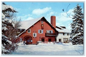 1972 The Challenger Inn Winter Snow At Sun Valley Idaho ID Vintage Postcard