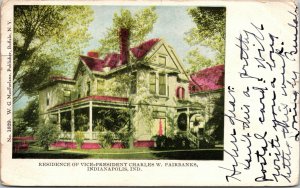 PC Residence of Vice-President Charles W. Fairbanks Indianapolis, Indiana~131295