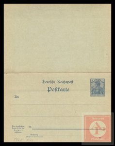 German Reichspost Postcard