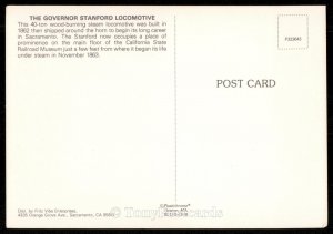 The Governor Stanford Locomotive