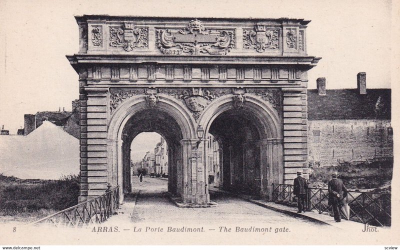 ARRAS, Pas De Calais, France, 1900-1910's; The Baudimont Gate