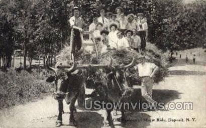 Straw Ride in Deposit, New York