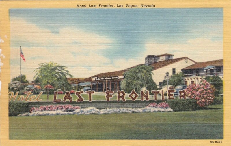 Nevada Las Vegas Hotel Last Frontier Curteich sk3864