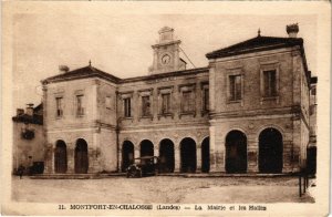 CPA Montfort en Chalosse - La Mairie et les Halles (111418)