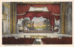 Interior Colonial theater Laconia, New Hampshire, USA Theater 1915 