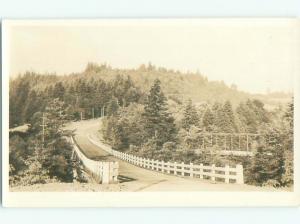 rppc 1920's BRIDGE GOING OVER THE CANYON AC7920