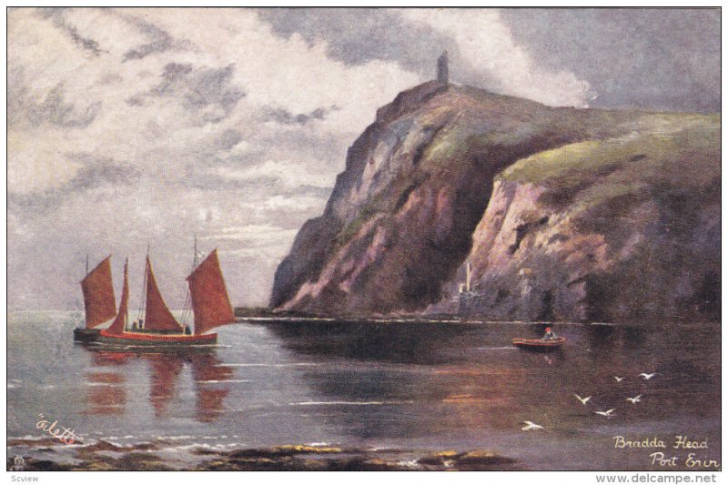 PORT ERIN, Isle Of Man, 1900-1910's; Bradda Head