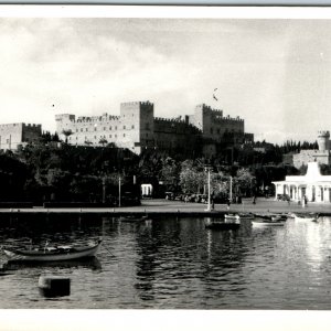 c1950s Greece Palace of Grand Master of Knights of Rhodes RPPC Real Photo A141