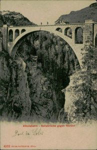 B576 Switzerland Albulabahn bridge 1900s