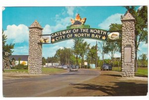 The Gateway Of The North, North Bay, Ontario, Vintage 1968 Chrome Postcard