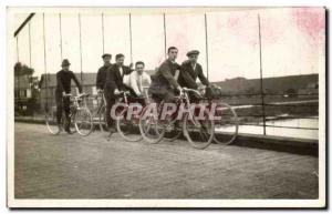 Old Postcard Cycle Cycling cycling MAP Photo St Germain en Laye Road (78) 1914