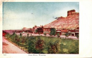 Vintage Postcard 1910's Picturesque Beauty Roadside Green River Wyoming WY