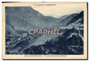 Old Postcard Savoy Travel Modane Station Building on the Replat and Replaton