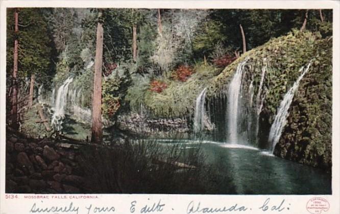 California Mossbrae Falls Detroit Publishing