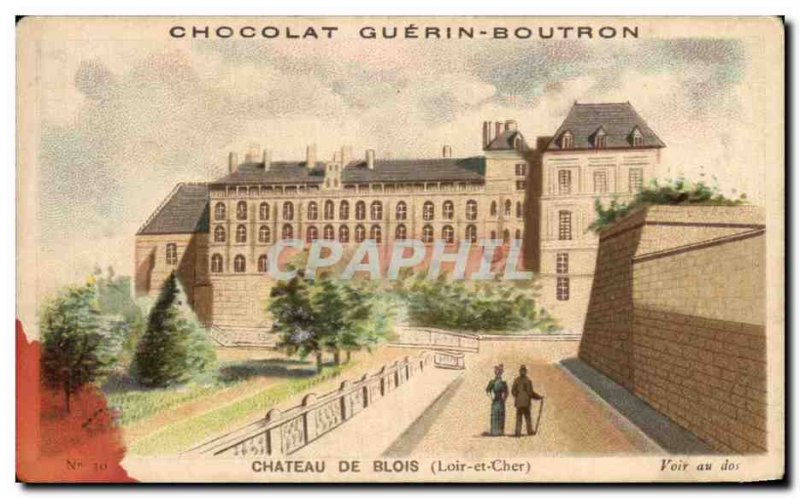 Chromo Chocolate Guerin Boutron Chateau De Blois