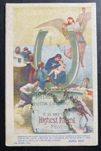 Mint Belgium Advertising Picture Postcard Preston Mills Flour