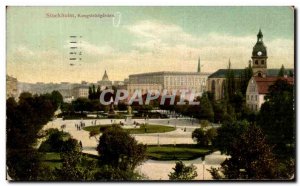 Postcard Old Stockholm Kungstradgarden