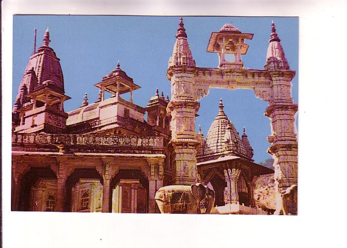 Jagat Sarwan Temple, Amer, Elephant Statue, India