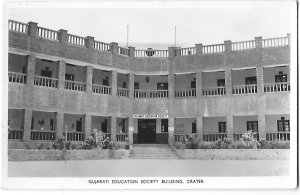 RPPC Gujarati Education Society Building Crater Kolkata India Tuck's Post Card