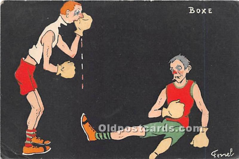 Boxe Boxing 1903 a lot of wear left bottom corner