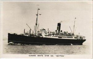 CPA ak cunard white star s.s. scythia ships (1206539) 