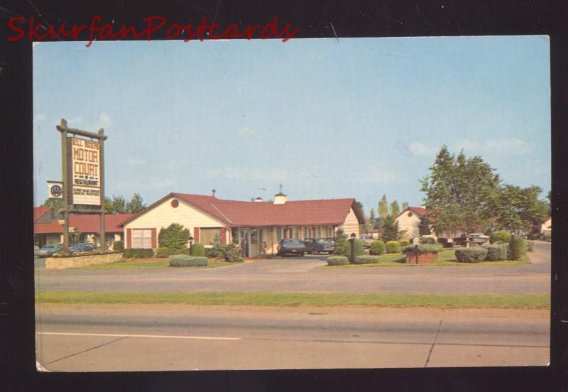 CLAREMORE OKLAHOMA WILL ROGERS MOTOR COURT ROUTE 66 ADVERTISING POSTCARD