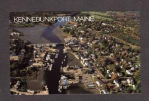 ME Dock Square Harbor Aerial View KENNEBUNKPORT MAINE