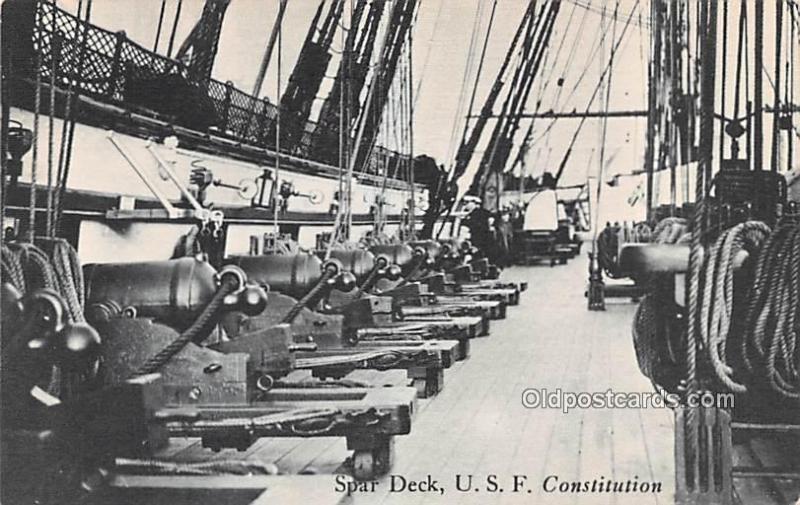 Spar Deck, USF Constitution Military Battleship Unused 