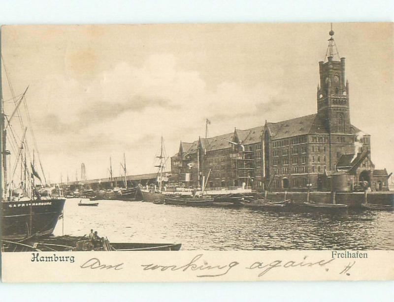 Pre-1907 NICE VIEW Hamburg Germany i5266