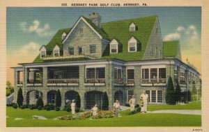 PC GOLF, PA, HERSHEY, HERSHEY PARK GOLF CLUB, Vintage Postcard (b45850)