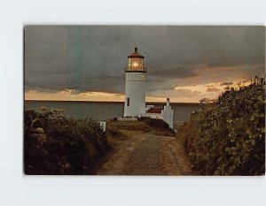Postcard North Head Lighthouse, Ilwaco, Washington