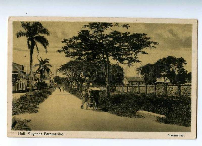 192185 Suriname HOLLAND GUYANA Paramaribo Gravenstraat Vintage