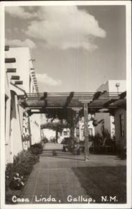 Gallup NM Casa Linda c1920s Real Photo Postcard