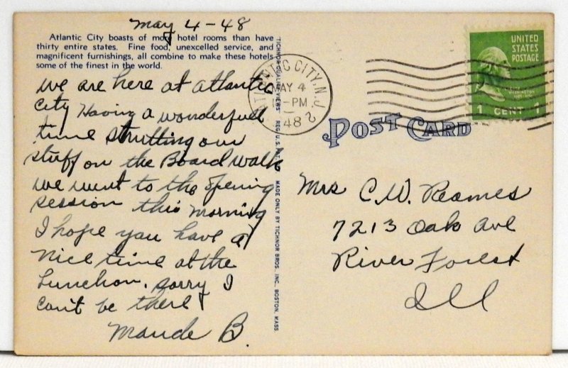 Chelsea Hotel, Atlantic City, N. J.