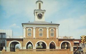 Old Market House Fayetteville NC North Carolina Vintage Postcard E3