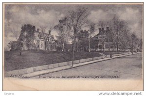 ATHOL, Massachusetts; Portion of School Street, PU-1906