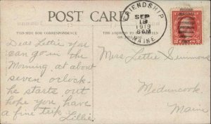 Patriotic Flag Vintage Postcard