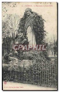 Old Postcard Valencia Monument to Louis Gallet