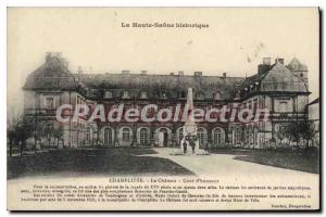 Old Postcard Champlitte Chateau Court of Honor