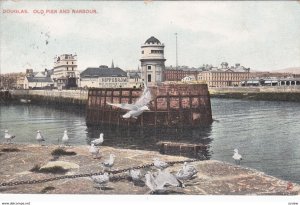 DOUGLAS, Isle of Man, UK, PU-1910; Old Pier and Harbour, Hippodrome, TUCK # 4773