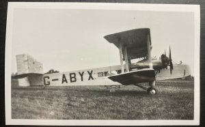 Mint Australia Real Picture Postcard Early Aviation 120 Passenger Airplane