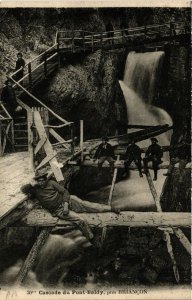 CPA Cascade du Pont Baldy pres BRIANCON (472812)