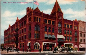 Postcard Alamo Hotel in Colorado Springs, Colorado