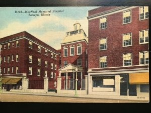 Vintage Postcard 1951 MacNeal Memorial Hospital, Berwyn, Illinois (IL)